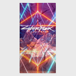 Бандана-труба Cyberpunk 2077: Neon Lines, цвет: 3D-принт — фото 2