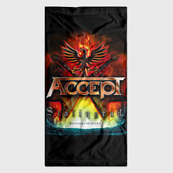 Бандана-труба Accept: Flame Eagle, цвет: 3D-принт — фото 2