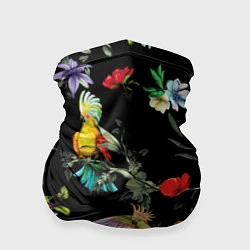 Бандана-труба Попугаи, цвет: 3D-принт
