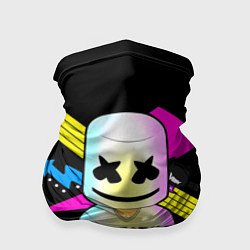 Бандана-труба Marshmello DJ, цвет: 3D-принт