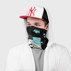 Бандана-труба Marshmello Getter, цвет: 3D-принт — фото 2