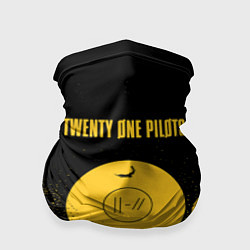 Бандана-труба Twenty One Pilots: Yellow Moon, цвет: 3D-принт