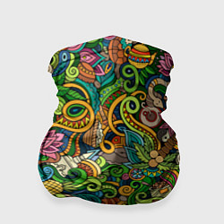 Бандана Тибетский коллаж