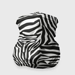 Бандана-труба Полосы шкура зебры, цвет: 3D-принт