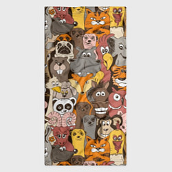 Бандана-труба Прикольные зверушки, цвет: 3D-принт — фото 2