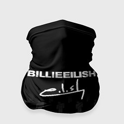 Бандана-труба Billie Eilish: Black Autograph, цвет: 3D-принт