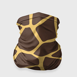 Бандана-труба Окрас жирафа, цвет: 3D-принт