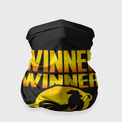 Бандана-труба Winner Chicken Dinner, цвет: 3D-принт