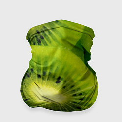 Бандана-труба Зеленый киви, цвет: 3D-принт