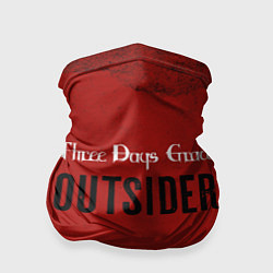 Бандана-труба Three days grace Outsider, цвет: 3D-принт