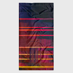 Бандана-труба Glitch of gradient, цвет: 3D-принт — фото 2