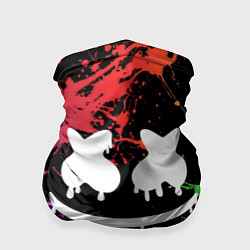 Бандана-труба Marshmello, цвет: 3D-принт