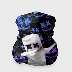Бандана-труба Marshmello, цвет: 3D-принт