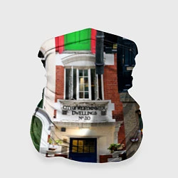 Бандана-труба London doors цифровой коллаж, цвет: 3D-принт