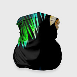 Бандана-труба Тропическая Ночь, цвет: 3D-принт