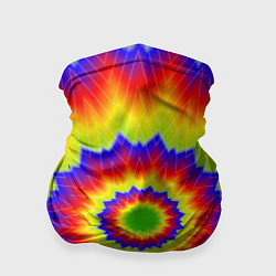 Бандана-труба Tie-Dye, цвет: 3D-принт
