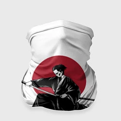 Бандана-труба Японский самурай Z, цвет: 3D-принт