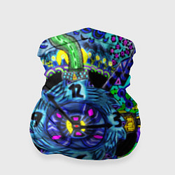 Бандана-труба КИСЛОТА ГОРОД, цвет: 3D-принт