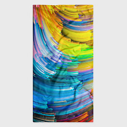 Бандана-труба Цветные полоски, цвет: 3D-принт — фото 2