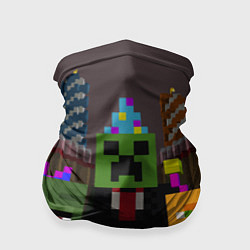 Бандана-труба Minecraft - characters - video game, цвет: 3D-принт