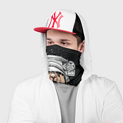 Бандана-труба Космическая Лама, цвет: 3D-принт — фото 2