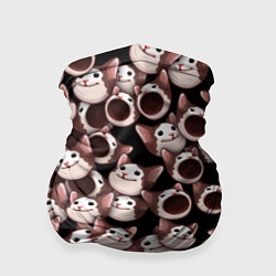 Бандана-труба Popping cats, цвет: 3D-принт