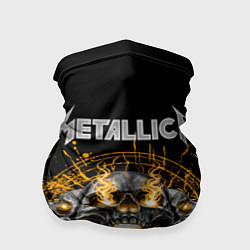 Бандана-труба Metallica, цвет: 3D-принт