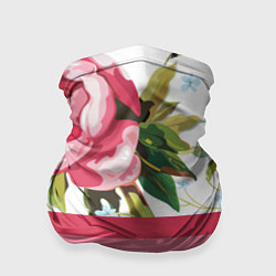 Бандана-труба Нежные Розы, цвет: 3D-принт