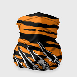 Бандана-труба След от когтей тигра, цвет: 3D-принт