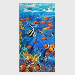 Бандана-труба Коралловые рыбки, цвет: 3D-принт — фото 2
