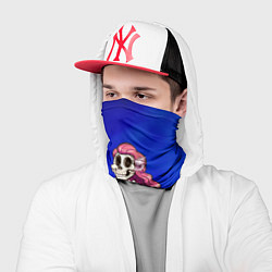 Бандана-труба Русалка скелет Mermaid skeleton, цвет: 3D-принт — фото 2