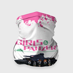 Бандана-труба Девушки и танки Pink Z, цвет: 3D-принт