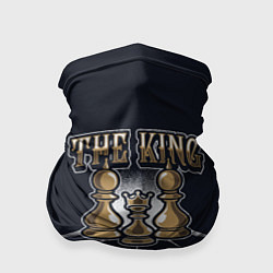 Бандана-труба Шахматный Король, цвет: 3D-принт