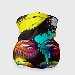 Бандана-труба Красочные кубы, цвет: 3D-принт