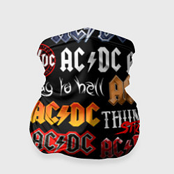 Бандана-труба AC DC LOGOBOMBING, цвет: 3D-принт