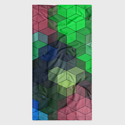 Бандана-труба Разноцветный геометрический уз, цвет: 3D-принт — фото 2