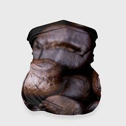 Бандана-труба Кофейные зёрна, цвет: 3D-принт