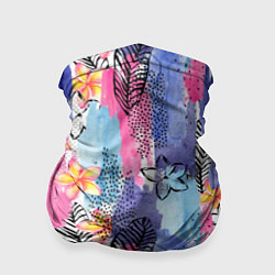 Бандана-труба Осенний паттерн, цвет: 3D-принт