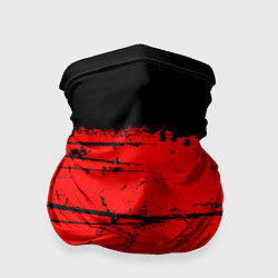 Бандана-труба КРАСНЫЙ ГРАНЖ RED GRUNGE, цвет: 3D-принт