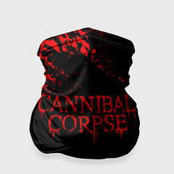 Бандана-труба CANNIBAL CORPSE КРАСНЫЕ ЧЕРЕПА, цвет: 3D-принт