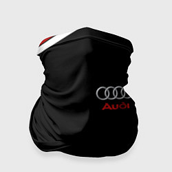 Бандана-труба АУДИ ЛОГО AUDI GEOMETRY RED STRIPES LINE, цвет: 3D-принт