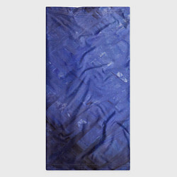 Бандана-труба Синие акварельные мазки, цвет: 3D-принт — фото 2
