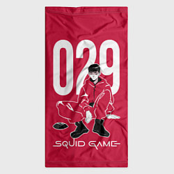 Бандана-труба Squid game: guard 029policeman, цвет: 3D-принт — фото 2