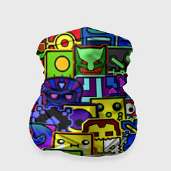 Бандана-труба Geometry Dash: All Skins, цвет: 3D-принт
