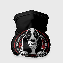 Бандана-труба Бассет-Хаунд Basset Hound, цвет: 3D-принт