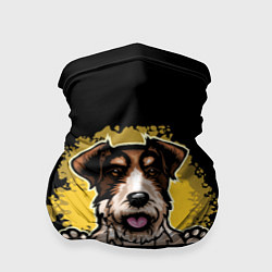 Бандана-труба Фокстерьер Fox terrier, цвет: 3D-принт