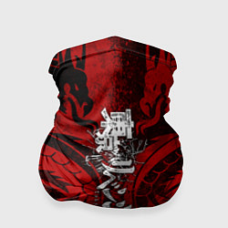 Бандана-труба TOKYO REVENGERS BLACK RED DRAGON, цвет: 3D-принт