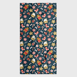 Бандана-труба Christmas Background, цвет: 3D-принт — фото 2