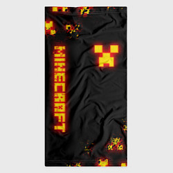 Бандана-труба MINECRAFT ОГНЕННЫЙ КРИПЕР, цвет: 3D-принт — фото 2