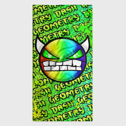 Бандана-труба Geometry Dash: Acid Green, цвет: 3D-принт — фото 2